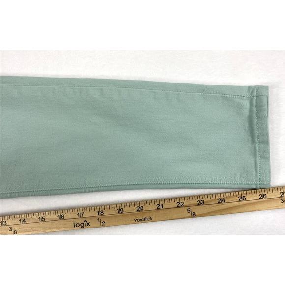 K'smore Jeans Womens Size 9 Light Green Denim Stretch Skinny Pockets Casual - Picture 9 of 10